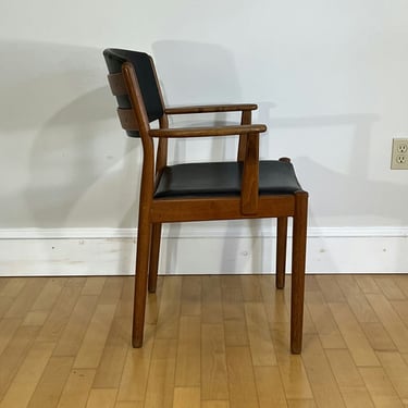 Set of Six Mid-Century Modern Scandinavian Oak Arm Chair by Poul Volther for FDB