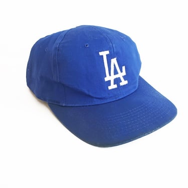 vintage Dodgers hat / Los Angeles Dodgers / 1990s LA Dodgers green bottom snapback baseball hat cap 