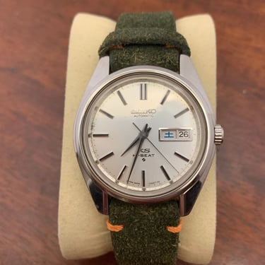 Vintage King Seiko Men’s Watch with Date and Day 