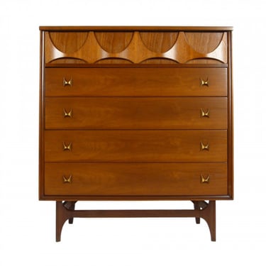 Broyhill Brasilia Walnut Chest of Drawers, 1960s