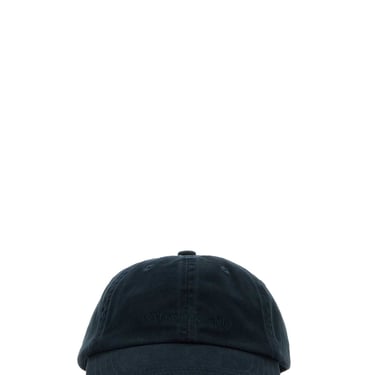 Stone Island Men Dark Blue Cotton Baseball Cap