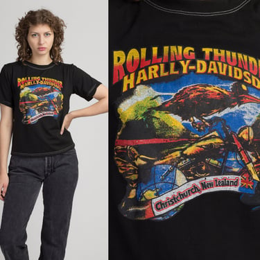 Vintage Rolling Thunder Harley Davidson T Shirt - Medium | 90s 