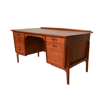 Svend Madsen Teak Desk Hansen Mobelfabrik Danish Modern 