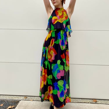 Wild At Heart Rodrigues 60's Chiffon Gown