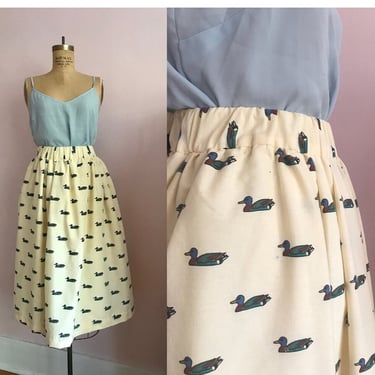 Made in Chicago -  Mallard Duck Skirt 