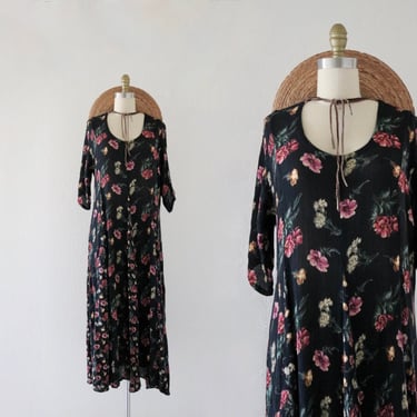 botanical gauze market dress 