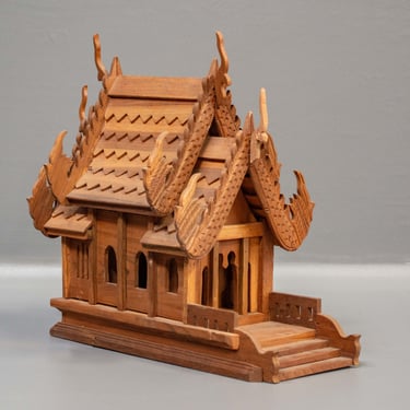 Vintage Carved Thai Spirit House