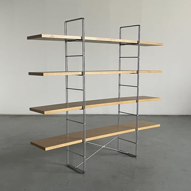 Vintage Ikea 'Enetri' Shelf by Niels Gammelgaard for Ikea, 1980s String Shelving Unit 