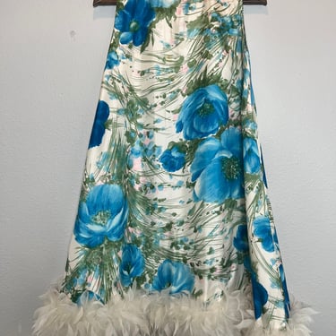 Vintage 1960s Vogue Special Design mod feather mini dress 