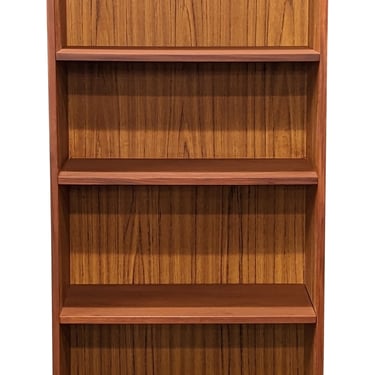 Narrow Tall Teak Bookcase - 112271