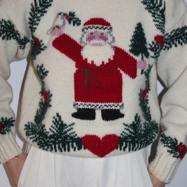 Vintage St. Nick Pure Wool Sweater