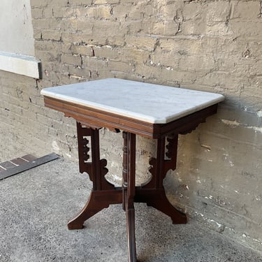 Victorian Marble Top Parlor Table