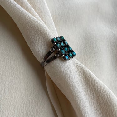 1960s Navajo Turquoise Silver Ring R123