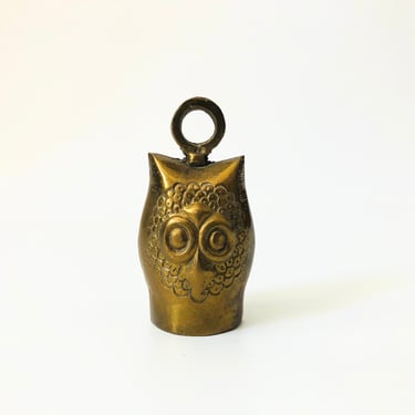 Brass Owl Bell 