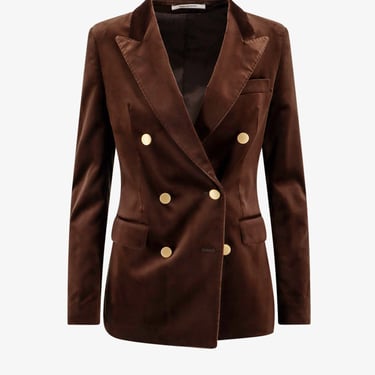 Tagliatore Woman Tagliatore Woman Brown Blazers E Vests