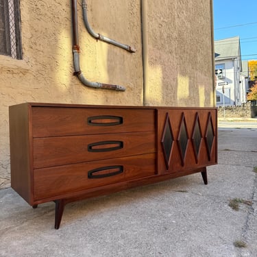 mid century dresser mid century double dresser American of Martinsville chest of drawers 