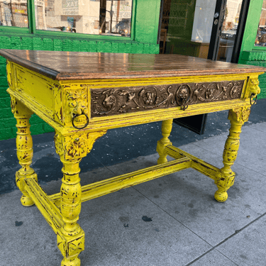 Eccentric Edict | 19th-century Oak Writing Desk 