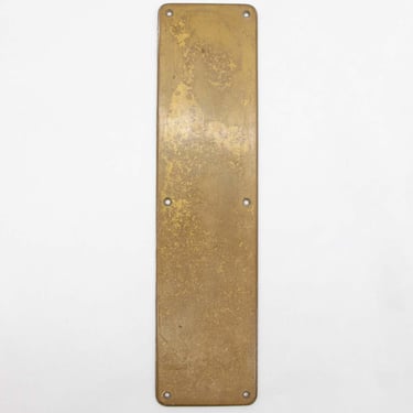 Vintage 16 in. Brass Yale & Towne Door Push Plate