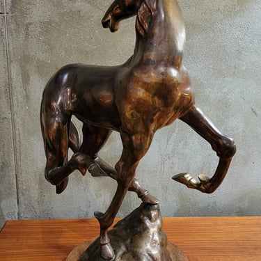 Bronze Horse Sculpture by Hattakitkosol Somchai 