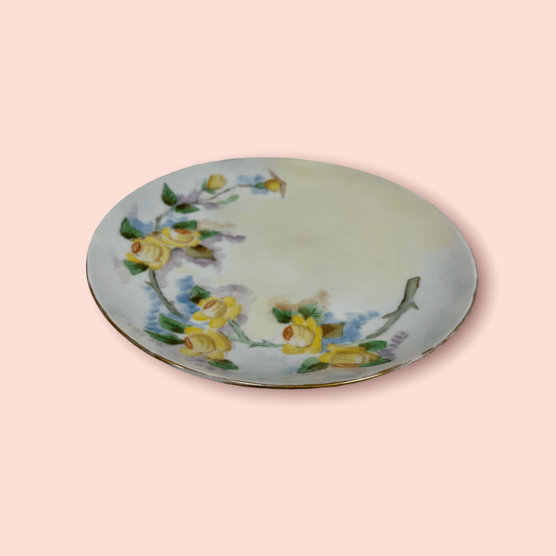Vintage Floral China Plate Sunbeam Vintage Highland Park Los Angeles, CA