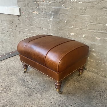 Leather Footstool