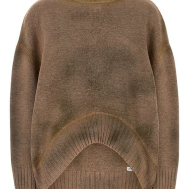 The Attico Women Biscuit Wool Blend Sweater