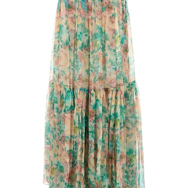Chloe Women Printed Silk Skirt