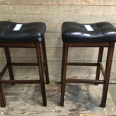 Pair of Wood Stools (Tacoma)