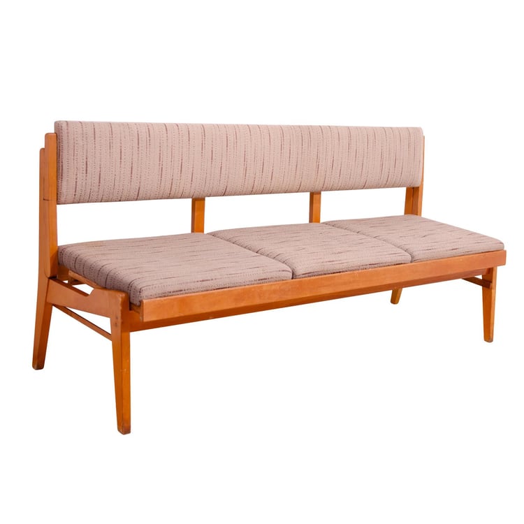 Mid century folding bench, 1960s, Czechoslovakia 