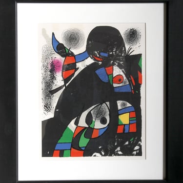 Joan Miro, San Lazzaro, Lithograph 