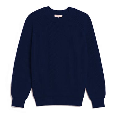 Chelsea Organic Cotton Sweater - Navy