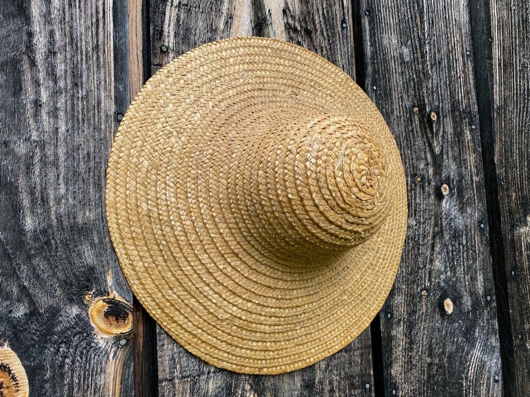 Vintage Wicker Hat Boho Wicker Hat Vintage Boho Filosaphy Home East New Harbor, ME