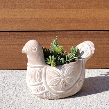 KORI Handmade Spotted Dove Planter
