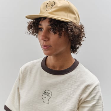 Braindead Logohead Hat, Ochre