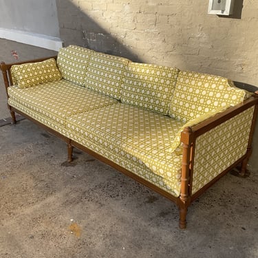 Vintage Faux Bamboo Sofa