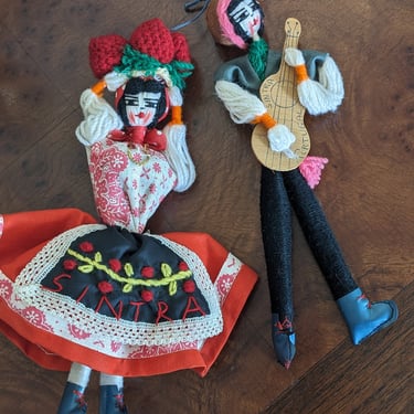 Sintra Portugal Handmade Folk Dolls 