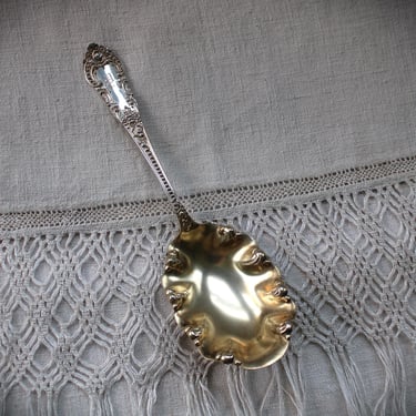 Antique Knowles Sterling Apollo/ Lexington  Silver Berry Spoon 