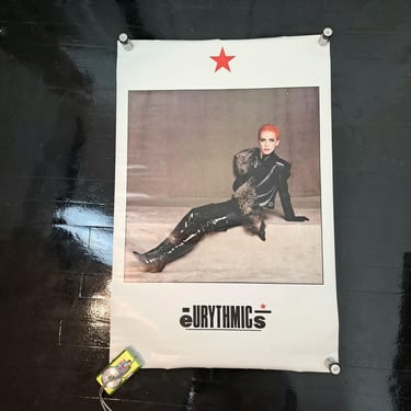 Vintage 80s Eurythmics Poster 