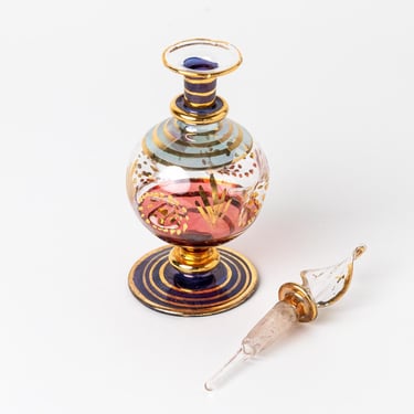 Handblown Glass Perfume Bottle 