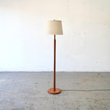 Mid Century Modern Walnut Martz Floor Lamp for Marshall Studios 