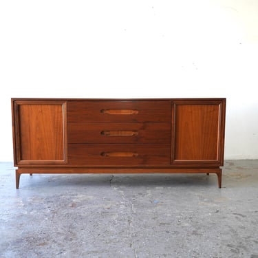 Restored Mid Century Sahara Low Boy Dresser Credenza 