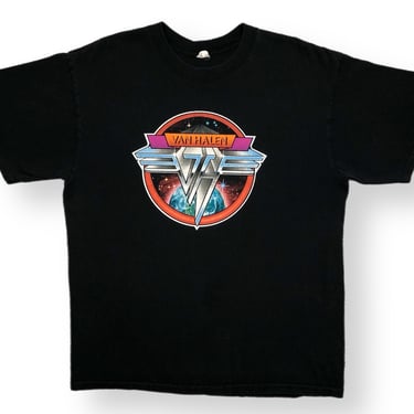 Vintage Y2K/00s Van Halen Logo Rock & Roll Graphic Band T-Shirt Size Large 
