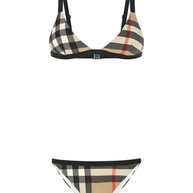 Burberry Women Printed Stretch Nylon Bikini