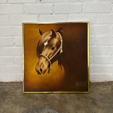 Horse Bust Portrait by Ernesto Bonilla 