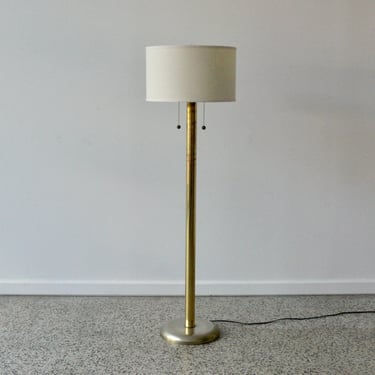 Vintage Brass Koch & Lowy Attributed Floor Lamp 