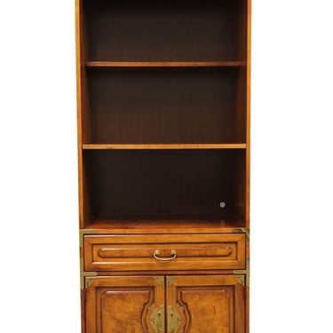 BERNHARDT FURNITURE Hollywood Regency Asian Inspired 32" Bookcase Wall Unit 