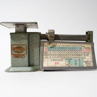 Postage Scale, Balance Scale, Triner Scales, Vintage 1960s 