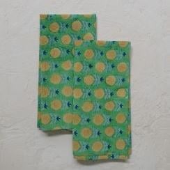 Kesya Mint Block Printed Napkin