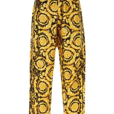 Versace Man Printed Satin Pijama Pant
