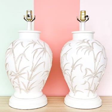 Pair of Tropical Chic Icing Lamps